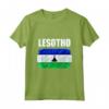 Emblema Bandiera Lesotho Maglietta - Leggera e Resistente - Ideale per Mostrare il Tuo Orgoglio Africano