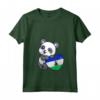 Donna Lesotho Cuore con Panda Pride Lesotho Bandiera Roots Souvenir Maglietta con Collo a V - Ideale per Mostrare il Tuo Orgoglio Lesotho