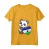 Donna Lesotho Cuore con Panda Pride Lesotho Bandiera Roots Souvenir Maglietta con Collo a V - Ideale per Mostrare il Tuo Orgoglio Lesotho