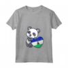 Donna Lesotho Cuore con Panda Pride Lesotho Bandiera Roots Souvenir Maglietta con Collo a V - Ideale per Mostrare il Tuo Orgoglio Lesotho