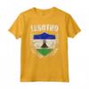 Lesotho Maglietta - T-shirt Patriotica con la Bandiera del Lesotho - Ideale per Patrioti del Lesotho