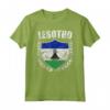Lesotho Maglietta - T-shirt Patriotica con la Bandiera del Lesotho - Ideale per Patrioti del Lesotho