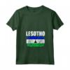 Emblema della Mappa della Bandiera del Lesotho - Maglietta con Collo a V - Ideale per Mostrare il Tuo Orgoglio Nazionale