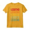 Lesotho Rainbow Testo Design, Lesotho Paese Maglietta - Ideale Regalo per Mostrare l'Orgoglio del Lesotho!