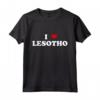Country Heart Pride - Divertente I Love Lesotho Maglietta - Ideale per Mostrare il Tuo Amore per il Lesotho