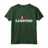 Country Heart Pride - Divertente I Love Lesotho Maglietta - Ideale per Mostrare il Tuo Amore per il Lesotho