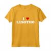Country Heart Pride - Divertente I Love Lesotho Maglietta - Ideale per Mostrare il Tuo Amore per il Lesotho