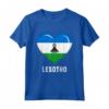 Bandiera Mosotho del Lesotho Maglietta - Abbigliamento Mosotho Ideale per Natale e Compleanno
