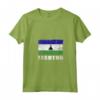 Donna Lesotho Bandiera Grunge Maglietta con Collo a V - Ideale come Souvenir per Uomini e Donne che Amano il Lesotho