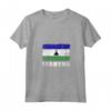 Donna Lesotho Bandiera Grunge Maglietta con Collo a V - Ideale come Souvenir per Uomini e Donne che Amano il Lesotho
