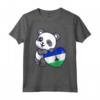 Lesotho Cuore con Panda Pride - Roots Souvenir Maglietta per Mostrare il Tuo Orgoglio Lesotho - Ideale per Radici Lesotho e Amanti della Cultura
