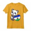 Lesotho Cuore con Panda Pride - Roots Souvenir Maglietta per Mostrare il Tuo Orgoglio Lesotho - Ideale per Radici Lesotho e Amanti della Cultura