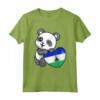 Lesotho Cuore con Panda Pride - Roots Souvenir Maglietta per Mostrare il Tuo Orgoglio Lesotho - Ideale per Radici Lesotho e Amanti della Cultura