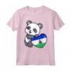 Lesotho Cuore con Panda Pride - Roots Souvenir Maglietta per Mostrare il Tuo Orgoglio Lesotho - Ideale per Radici Lesotho e Amanti della Cultura