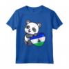 Lesotho Cuore con Panda Pride - Roots Souvenir Maglietta per Mostrare il Tuo Orgoglio Lesotho - Ideale per Radici Lesotho e Amanti della Cultura