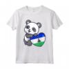 Lesotho Cuore con Panda Pride - Roots Souvenir Maglietta per Mostrare il Tuo Orgoglio Lesotho - Ideale per Radici Lesotho e Amanti della Cultura