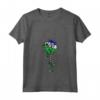 Donna Lesotho Rose con Scheletro - Orgoglio Bandiera Lesotho Roots Souvenir Maglietta - Ideale per Mostrare il Tuo Amore per la Cultura Lesothiana