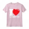 I Love Lesotho Heart Flag Pride Patriottism Print Maglietta - Ideale per il Giorno dell'Indipendenza o del Patrimonio