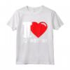 I Love Lesotho Heart Flag Pride Patriottism Print Maglietta - Ideale per il Giorno dell'Indipendenza o del Patrimonio