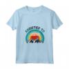 Donna Dipendente dal Lesotho Maglietta con Collo a V - Addicted to Lesotho - Design Blu Montagna