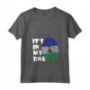 Donna Lesotho It's In My DNA - Pride Lesotho Flag Roots Uomini Donne Maglietta con Collo a V - Ideale per Mostrare il Tuo Orgoglio e Supporto al Popolo del Lesotho