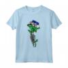 Lesotho Rose con Scheletro - Orgoglio Bandiera Lesotho Roots Souvenir Maglietta - Ideale per Mostrare Amore e Supporto al Popolo del Lesotho