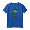 Lesotho Rose con Scheletro - Orgoglio Bandiera Lesotho Roots Souvenir Maglietta - Ideale per Mostrare Amore e Supporto al Popolo del Lesotho