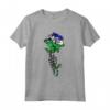 Lesotho Rose con Scheletro - Orgoglio Bandiera Lesotho Roots Souvenir Maglietta - Ideale per Mostrare Amore e Supporto al Popolo del Lesotho