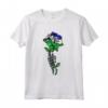 Lesotho Rose con Scheletro - Orgoglio Bandiera Lesotho Roots Souvenir Maglietta - Ideale per Mostrare Amore e Supporto al Popolo del Lesotho