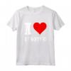 Cuore Rosso Amo Lesotho - Maglietta Leggera con Taglio Classico - Ideale come Regalo per gli Amanti del Lesotho