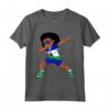 Lesotho Flag Dabbing Girl Kids Dance Maglietta - Fun Tee for Men, Women, and Kids