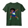 Lesotho Flag Dabbing Girl Kids Dance Maglietta - Fun Tee for Men, Women, and Kids