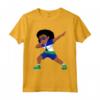 Lesotho Flag Dabbing Girl Kids Dance Maglietta - Fun Tee for Men, Women, and Kids