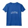 Donna Design Sportivo Vintage del Lesotho Maglietta con Collo a V - Orgoglioso del mio Lesotho - Ideale come Regalo o Souvenir di Viaggio