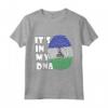 Lesotho It's In My DNA - Pride Lesotho Flag Roots Uomini Donne Maglietta - Ideale per Mostrare il Tuo Supporto alla Cultura del Lesotho