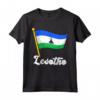 Lesotho, Lesotho - Maglietta Bandiera Patriottica del Lesotho per Espatriati e Viaggiatori - Mostra il tuo Orgoglio Basotho!