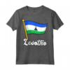 Lesotho, Lesotho - Maglietta Bandiera Patriottica del Lesotho per Espatriati e Viaggiatori - Mostra il tuo Orgoglio Basotho!