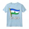 Lesotho, Lesotho - Maglietta Bandiera Patriottica del Lesotho per Espatriati e Viaggiatori - Mostra il tuo Orgoglio Basotho!
