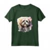 HapTigere Maglietta - Lhasa Apso Art Happy - Ideale per Proprietari di Lhasa Apso - Regalo per Compleanno