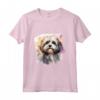 HapTigere Maglietta - Lhasa Apso Art Happy - Ideale per Proprietari di Lhasa Apso - Regalo per Compleanno