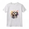 HapTigere Maglietta - Lhasa Apso Art Happy - Ideale per Proprietari di Lhasa Apso - Regalo per Compleanno