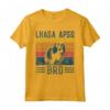 Cane Lhasa Apso Bro - Vintage Lhasa Apso Bro Maglietta per Amanti dei Cani - Ideale per Compleanno, Natale e Festa dei Fratelli