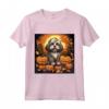 HapTiger Maglietta Lhasa Apso Halloween Love - Ideale per Proprietari di Lhasa Apso durante la Festa di Halloween
