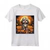 HapTiger Maglietta Lhasa Apso Halloween Love - Ideale per Proprietari di Lhasa Apso durante la Festa di Halloween