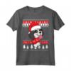 Natale Lhasa Apso Cane Maglietta - Regalo Natale per Amanti dei Lhasa Apso - Design Christmas per Proprietari di Cani