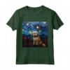 Notte stellata Lhasa Apso - Maglietta per Amanti del Lhasa Apso - Ideale per Proprietari di Lhasa Apso