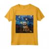 Notte stellata Lhasa Apso - Maglietta per Amanti del Lhasa Apso - Ideale per Proprietari di Lhasa Apso