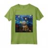 Notte stellata Lhasa Apso - Maglietta per Amanti del Lhasa Apso - Ideale per Proprietari di Lhasa Apso