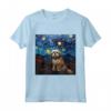 Notte stellata Lhasa Apso - Maglietta per Amanti del Lhasa Apso - Ideale per Proprietari di Lhasa Apso