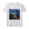 Notte stellata Lhasa Apso - Maglietta per Amanti del Lhasa Apso - Ideale per Proprietari di Lhasa Apso